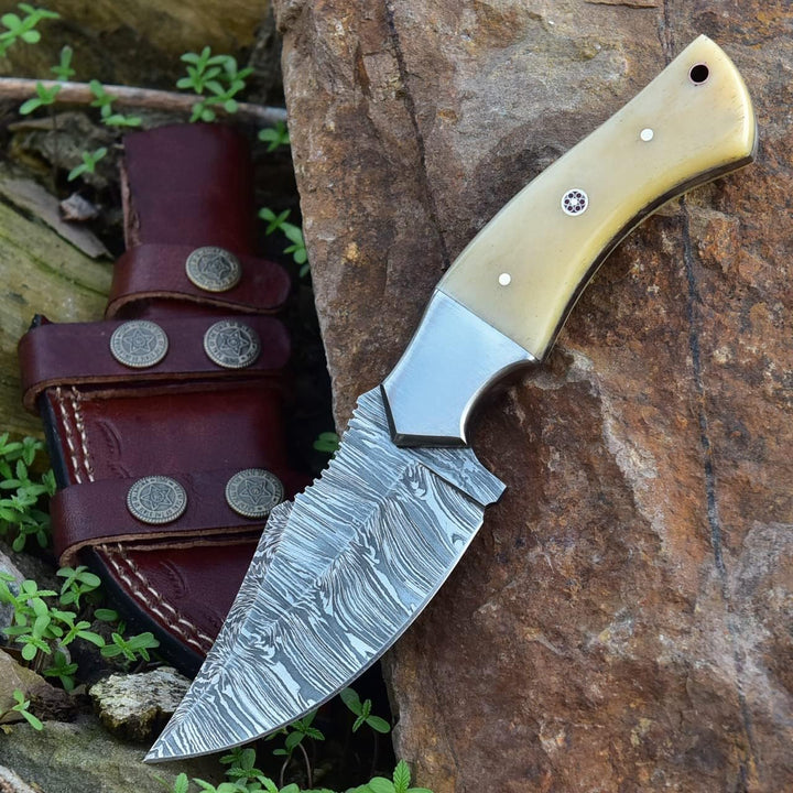 Handmade Pocket Knife 8.5" | Bone a Handle | Personalized Gift