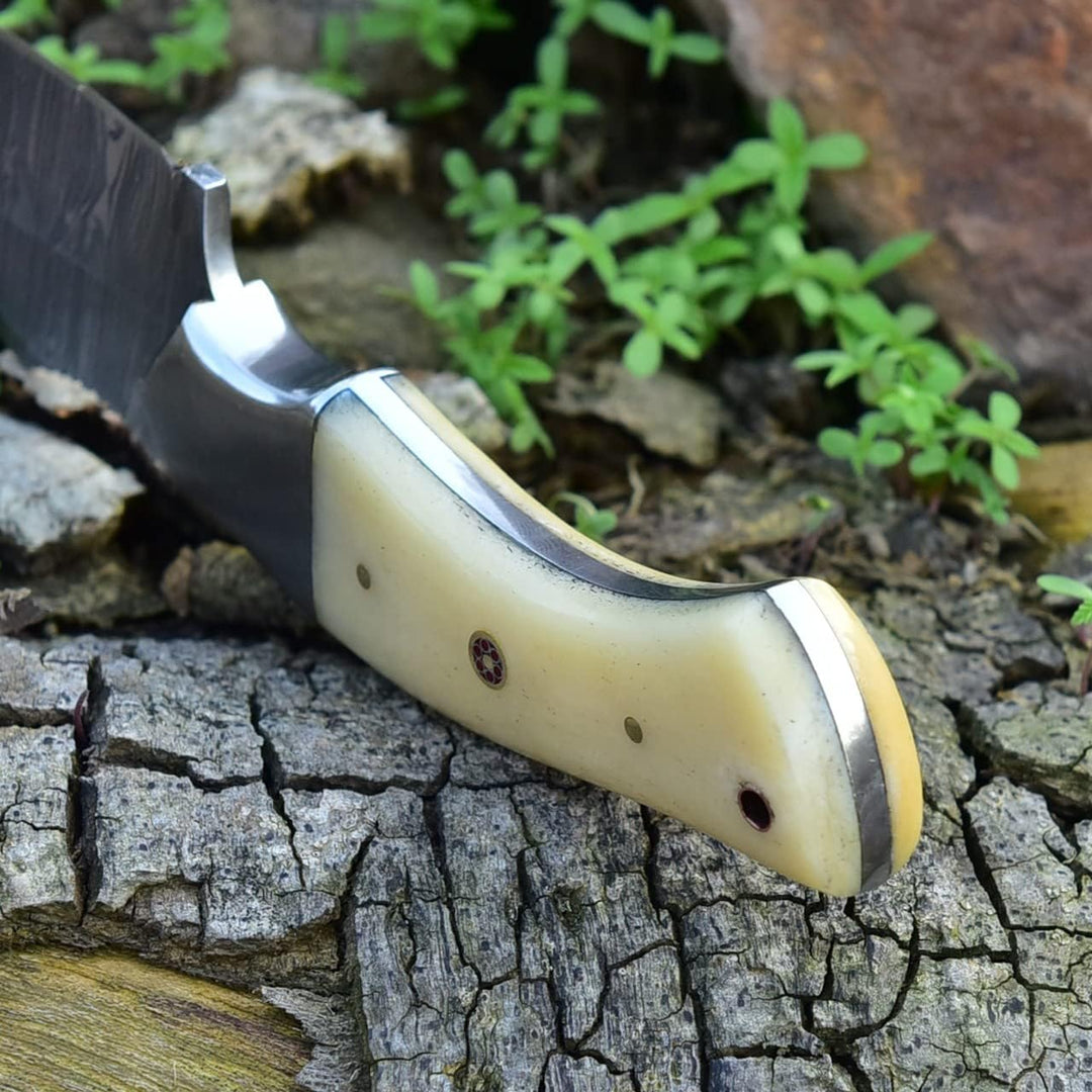Handmade Pocket Knife 8.5" | Bone a Handle | Personalized Gift