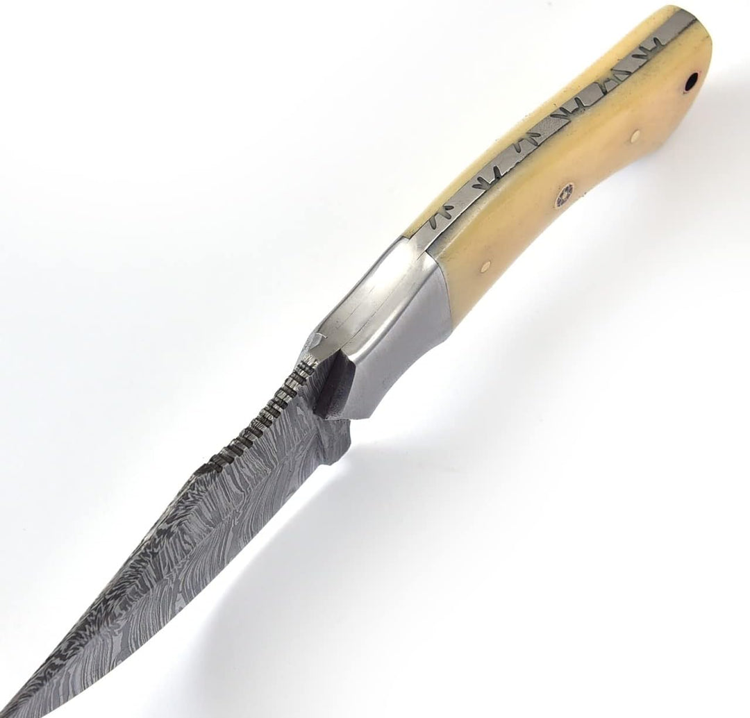 Handmade Pocket Knife 8.5" | Bone a Handle | Personalized Gift